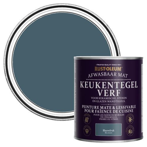 Rust-oleum Keukentegelverf Mat - Blauwdruk 750ml