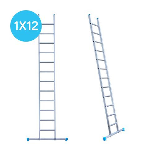 Eurostairs Enkele Rechte Ladder - Lichtgewicht Met 1x12 Sporten