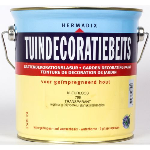 Hermadix Tuindecoratiebeits Dekkend Kleurloos 2,5 Liter