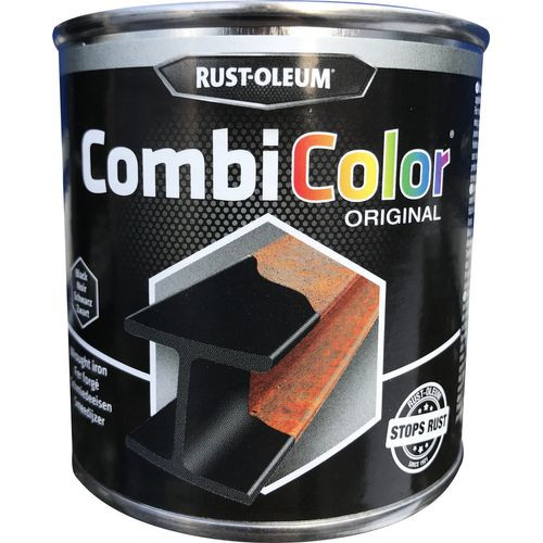 Rust-oleum Combicolor Original Grondlaag En Metaallak Smeedijzer Zwart 250ml