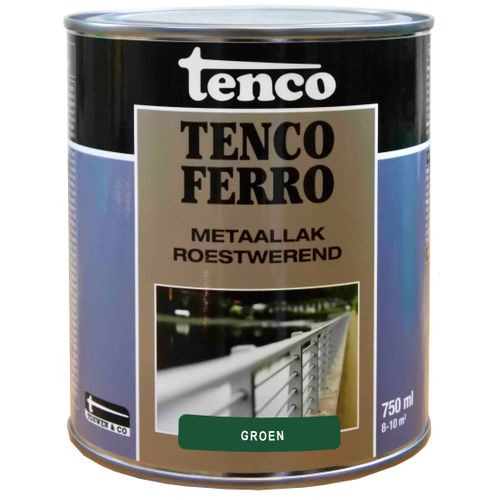 Tenco Ferro Metaallak Groen 750ml