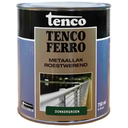 Tenco Ferro Metaallak Donkergroen 750ml