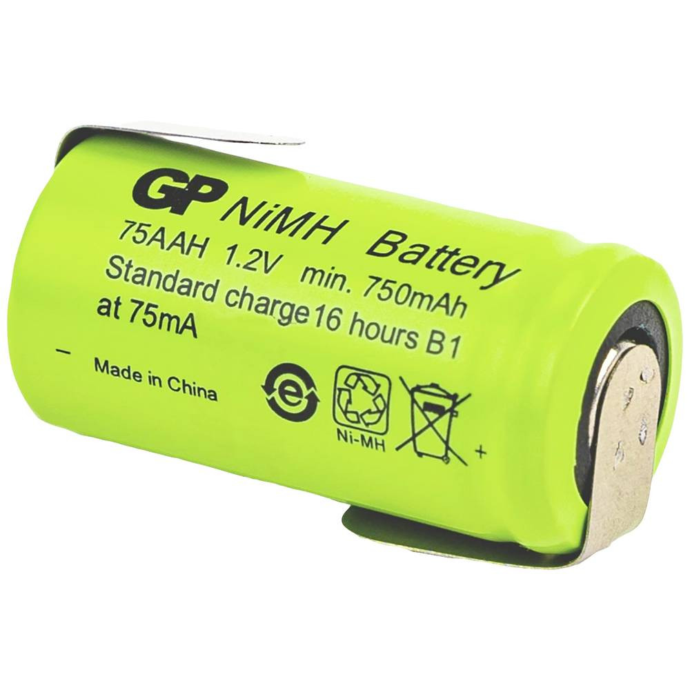 GP Batteries GPIND75AAH1A1PC1 Reserveaccu 1.5 V 750 mAh