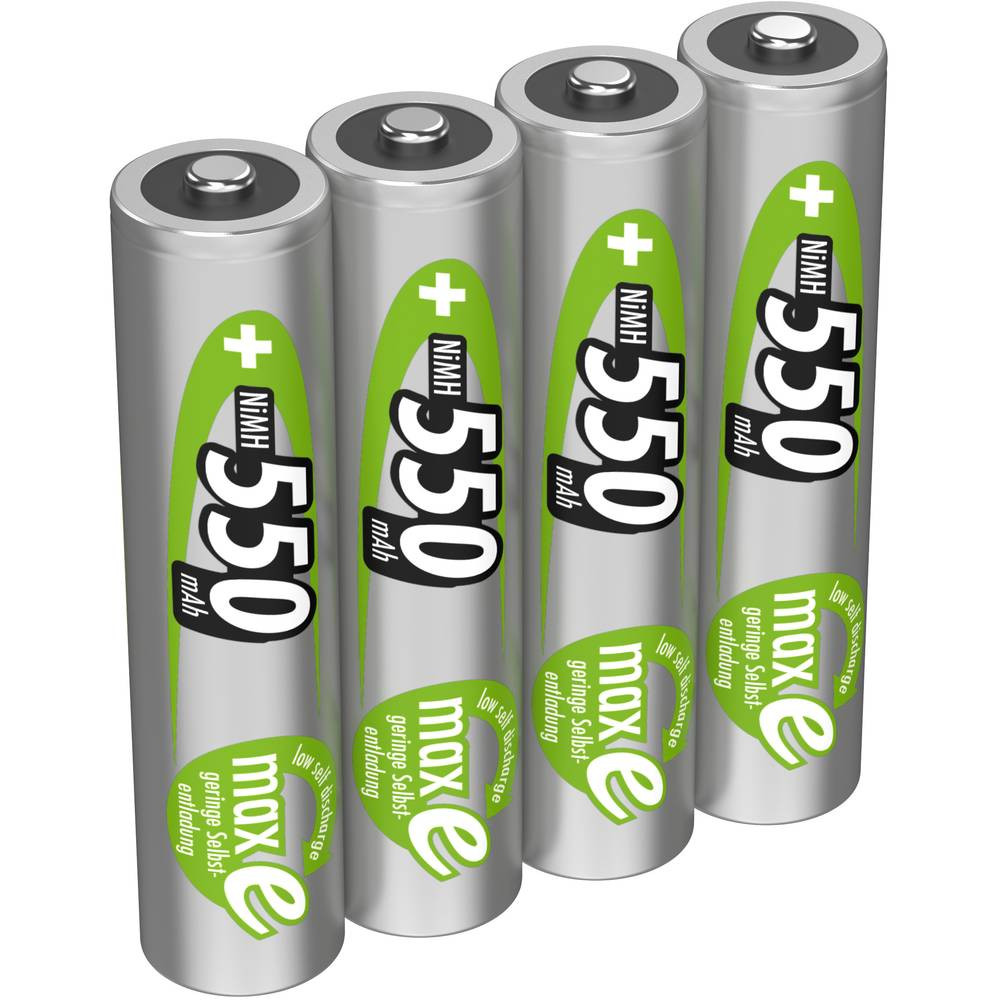 Ansmann maxE HR03 Oplaadbare AAA batterij (potlood) NiMH 550 mAh 1.2 V 4 stuk(s)