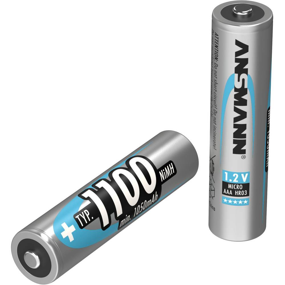 Ansmann maxE HR03 Oplaadbare AAA batterij (potlood) NiMH 1100 mAh 1.2 V 1 stuk(s)