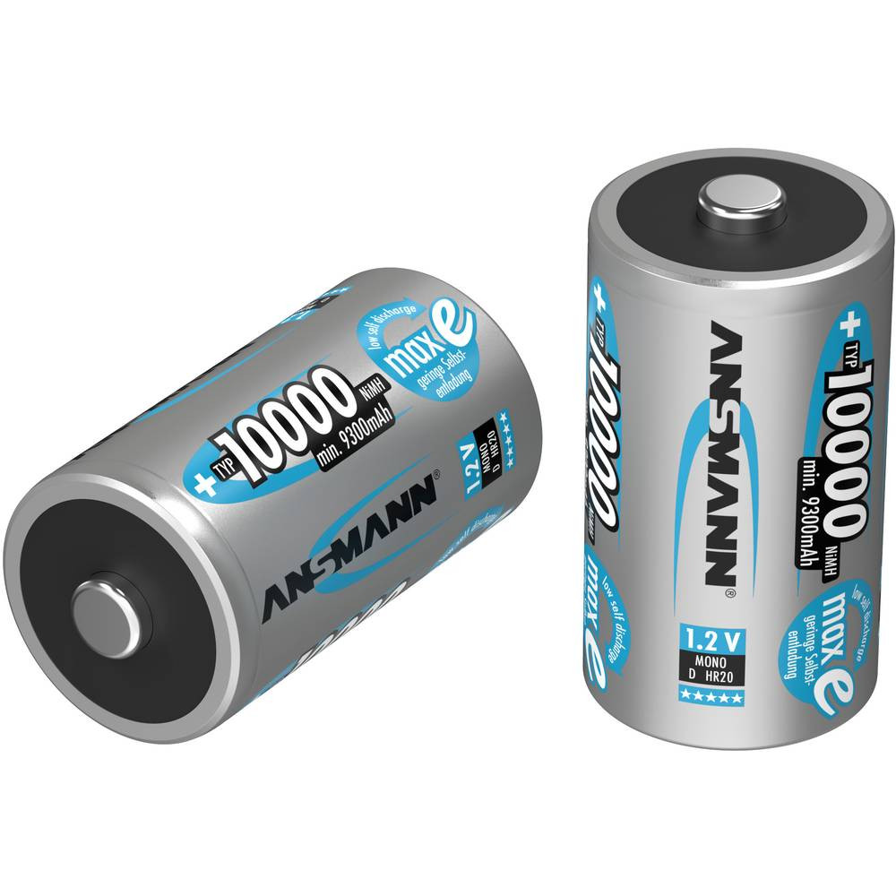 Ansmann maxE HR20 Oplaadbare D batterij (mono) NiMH 9300 mAh 1.2 V 1 stuk(s)