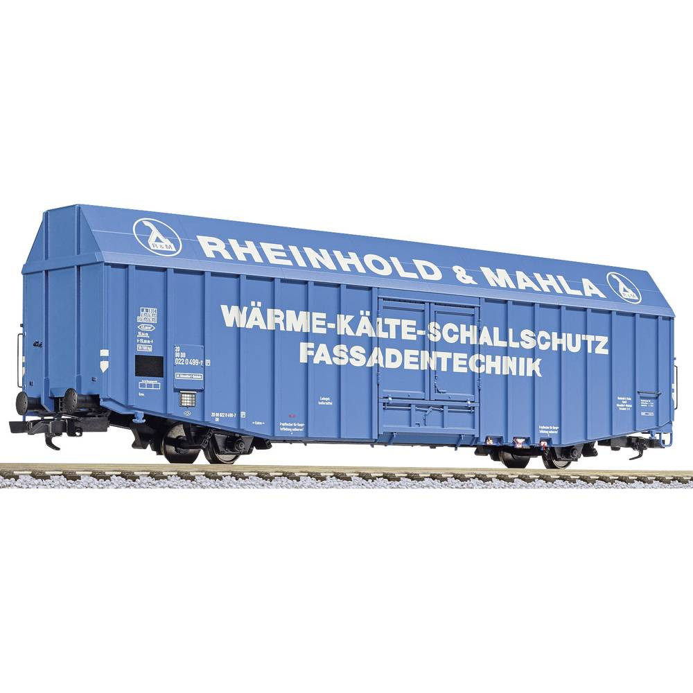 Liliput L235813 H0 grote goederenwagen Hbbks „pelz-watten” van de DB
