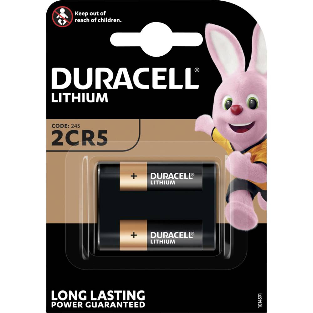 Duracell 2 CR 5 2CR5 Fotobatterij Lithium 1400 mAh 6 V 1 stuk(s)