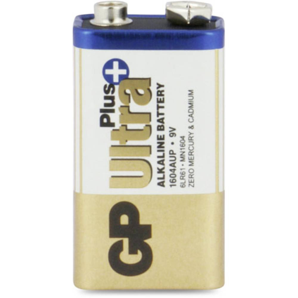 GP Batteries GP1604AUP / 6LR61 9V batterij (blok) Alkaline 9 V 1 stuk(s)
