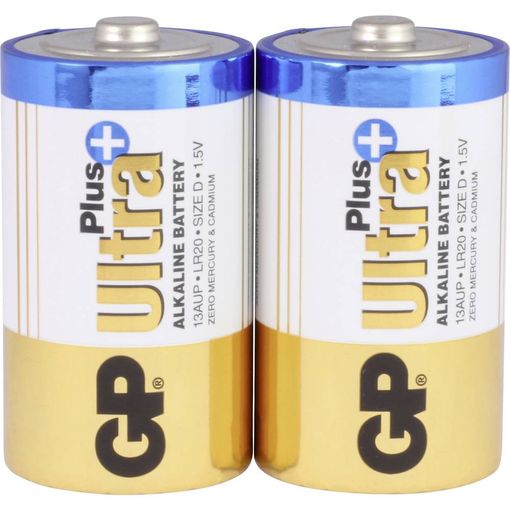 GP Batteries GP13AUP / LR20 D batterij (mono) Alkaline 1.5 V 2 stuk(s)