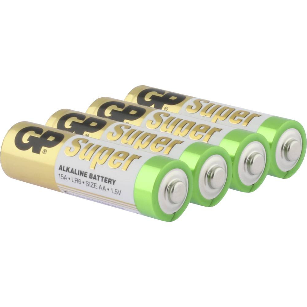 GP Batteries Super AA batterij (penlite) Alkaline 1.5 V 4 stuk(s)