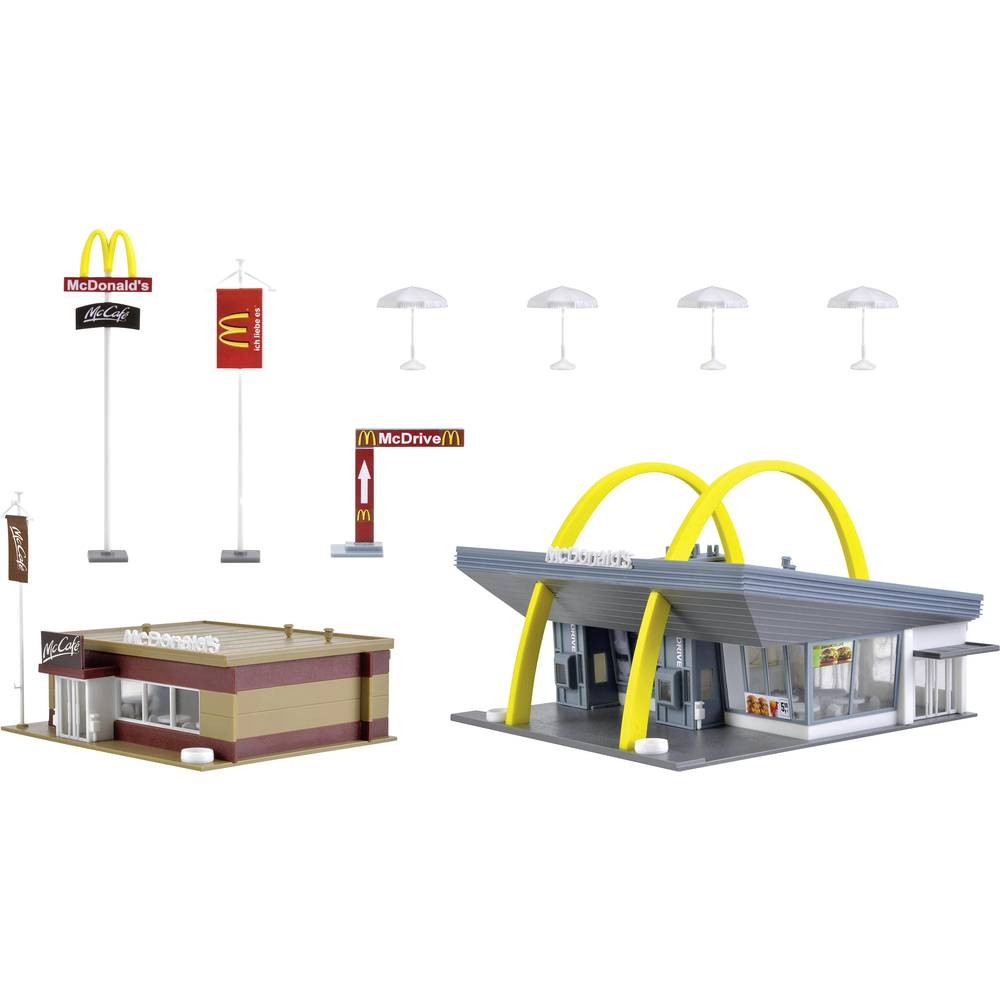 Vollmer 43635 H0 McDonalds snelrestaurant met McCafé