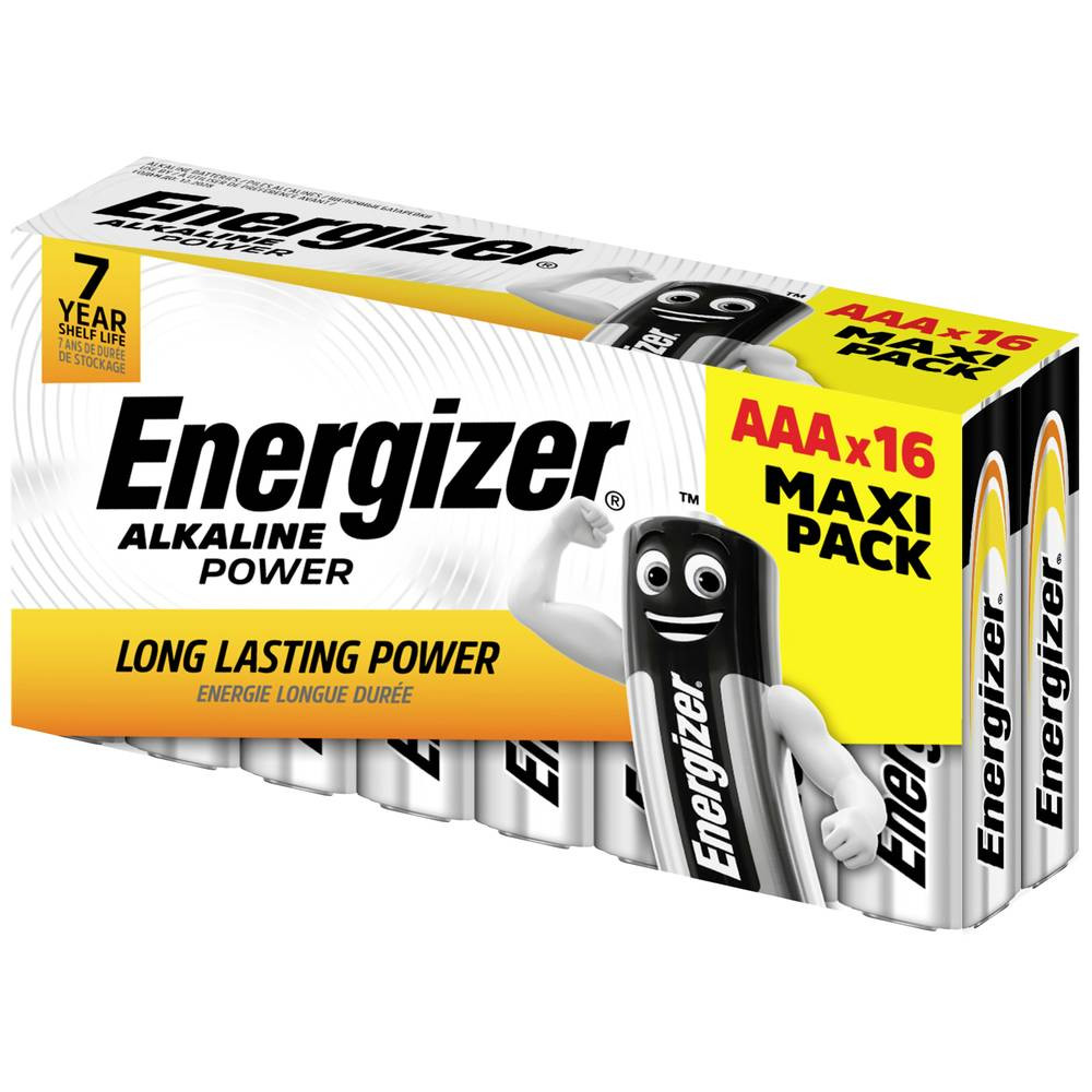 Energizer Power AAA batterij (potlood) Alkaline 1.5 V 16 stuk(s)