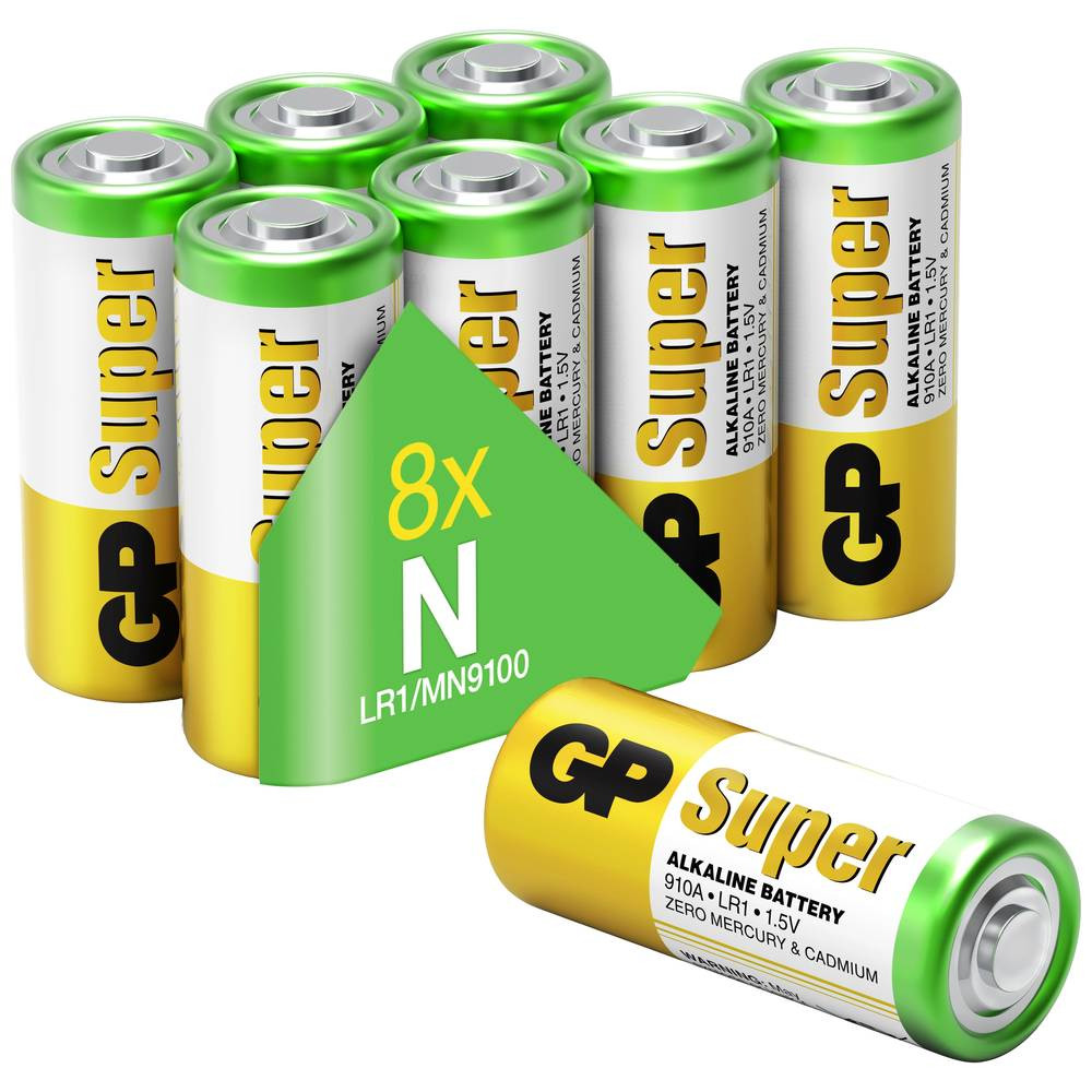 GP Batteries Super N batterij (lady) Alkaline 1.5 V 8 stuk(s)