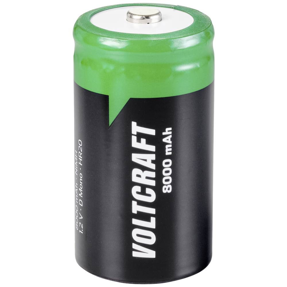 VOLTCRAFT HR20 Oplaadbare D batterij (mono) NiMH 8000 mAh 1.2 V 1 stuk(s)