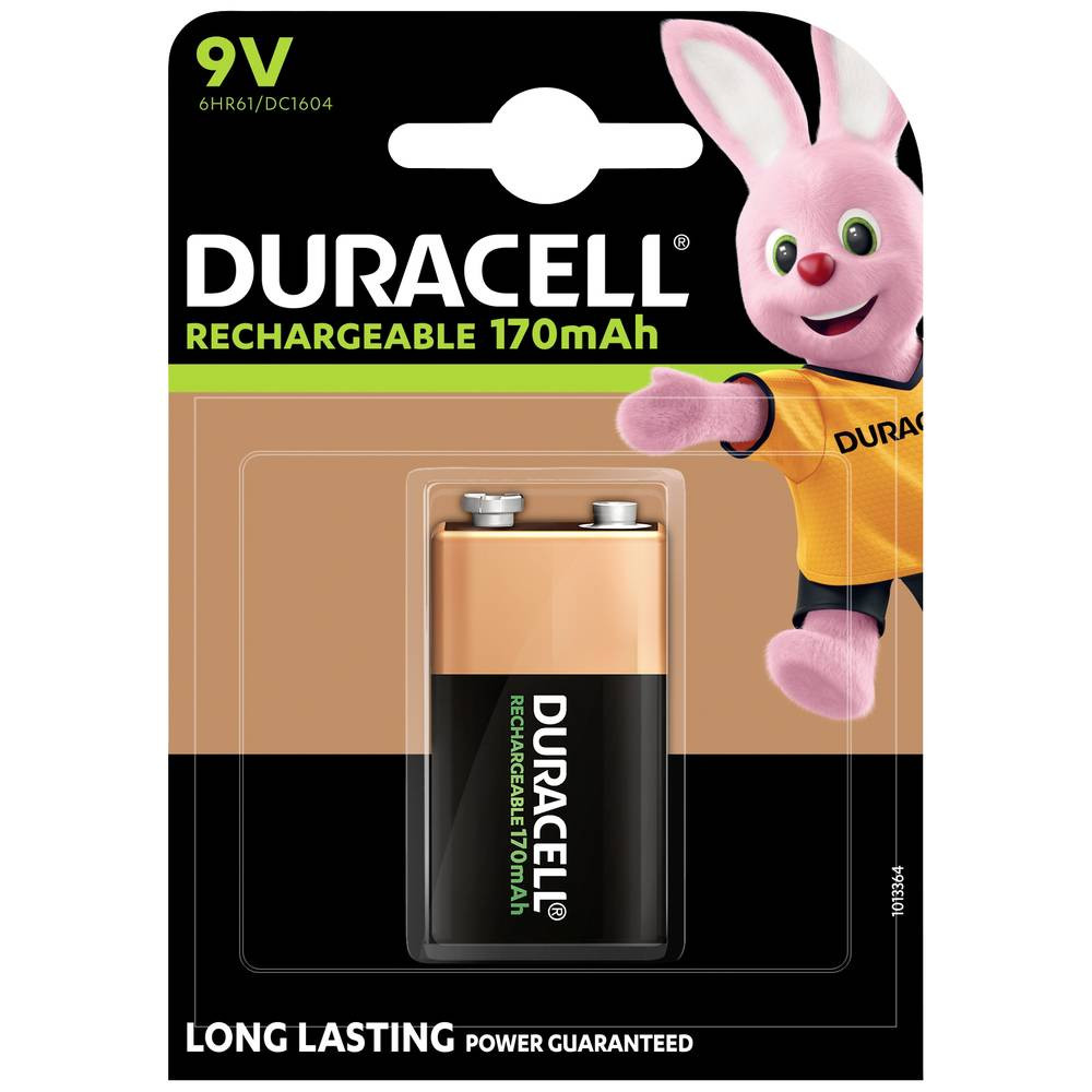 Duracell Oplaadbare 9V batterij (blok) NiMH 8.4 V 170 mAh 1 stuk(s)