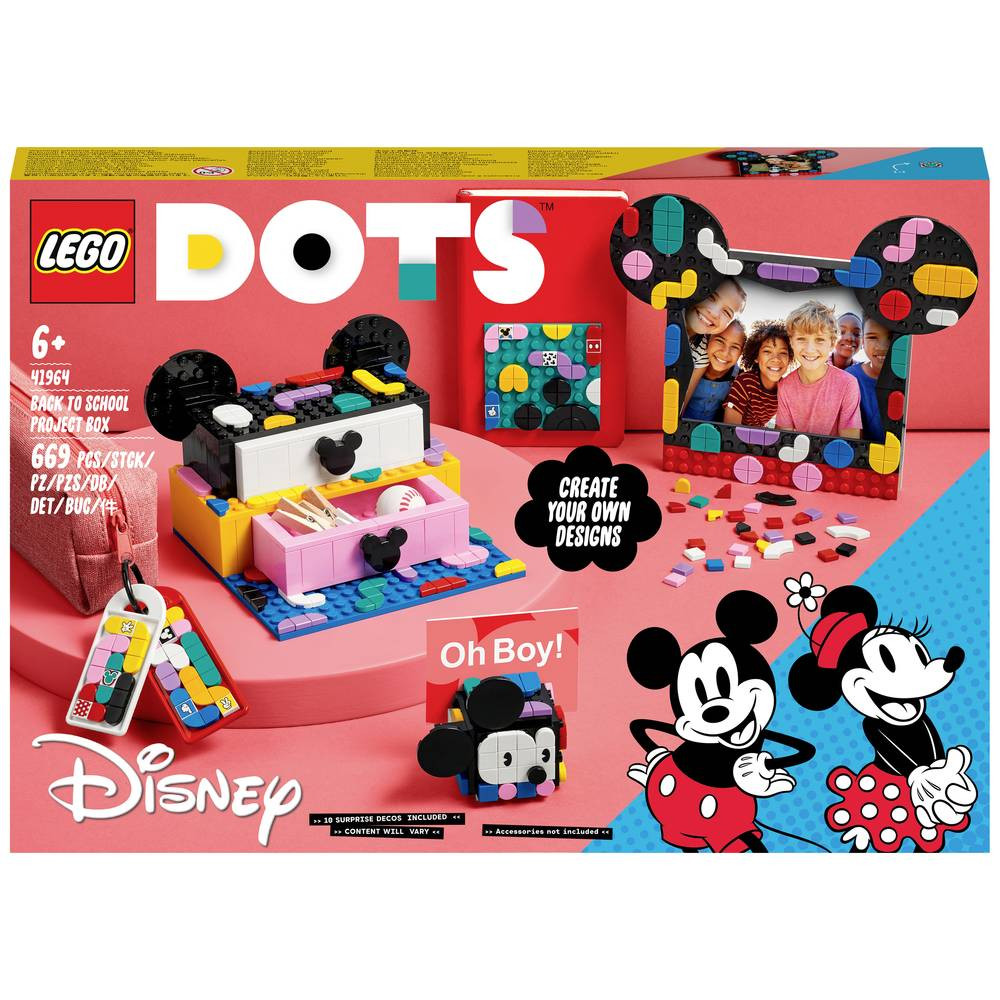 LEGO® DOTS 41964 Micky & Minnie creatieve box voor het booten van de schoen