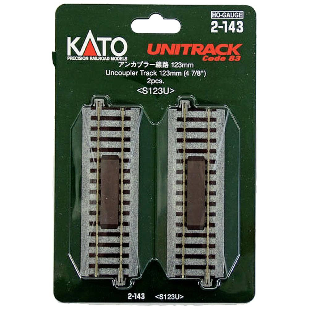 H0 Kato Unitrack 2-143 Ontkoppelrails 123 mm 2 stuk(s)