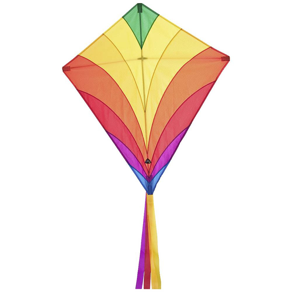 HQ Eenlijns Vlieger Eddy Rainbow Spanwijdte 680 mm Geschikt voor windsterkte 2 - 5 bft