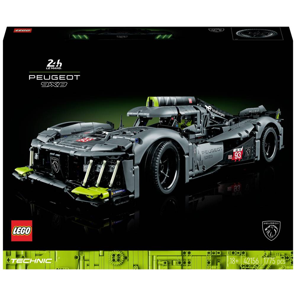 LEGO® TECHNIC 42156 Peugot 9X8 24H Le Mans Hybrid Hypercar