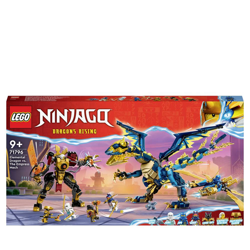 LEGO® NINJAGO 71796 Keizerlijke mech-duel tegen de elementvormige draak