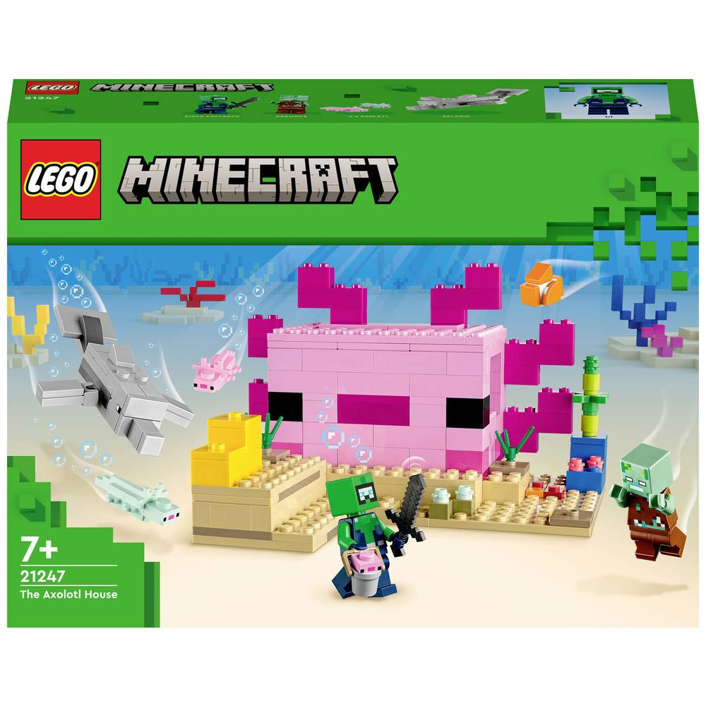 LEGO® MINECRAFT 21247 Het Axolotl huis