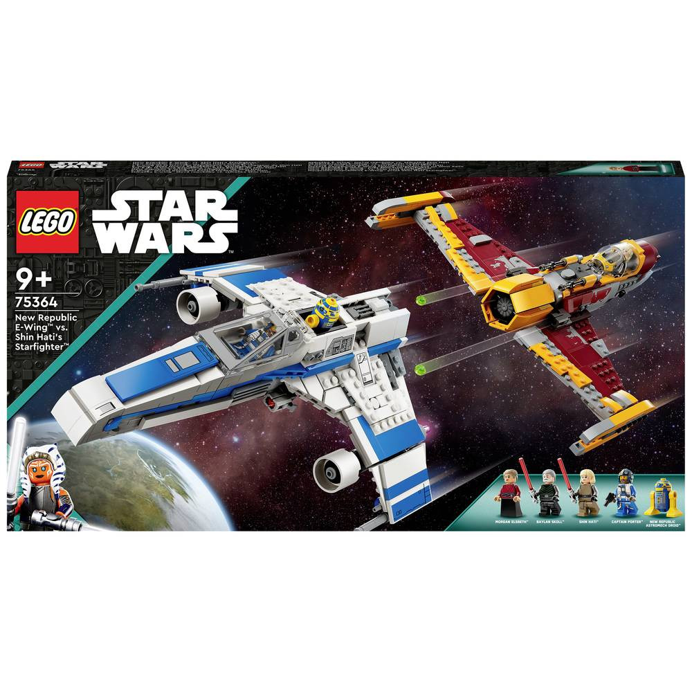 LEGO® STAR WARS™ 75364 New Republic E-Wing vs. Shin Hatis Starfighter