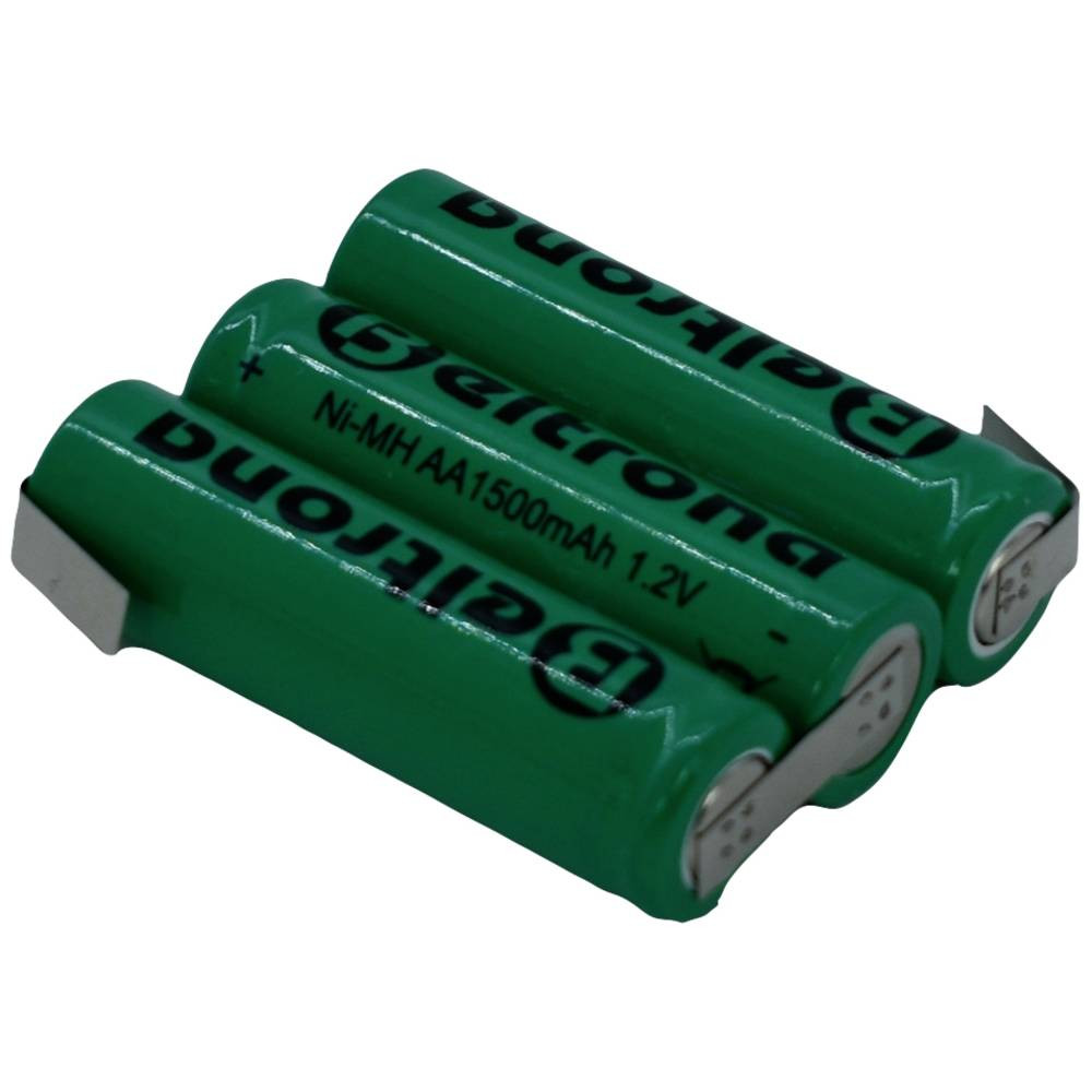 Beltrona 3AA1500 Accupack Aantal cellen: 3 Batterijgrootte: AA (penlite) Z-soldeerlip NiMH 3.6 V 1500 mAh