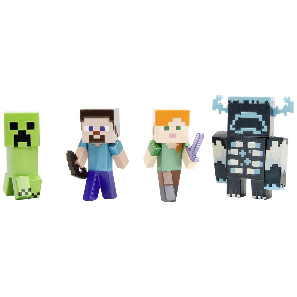 Jada Toys Minecraft 4-pack 2,5-figuren