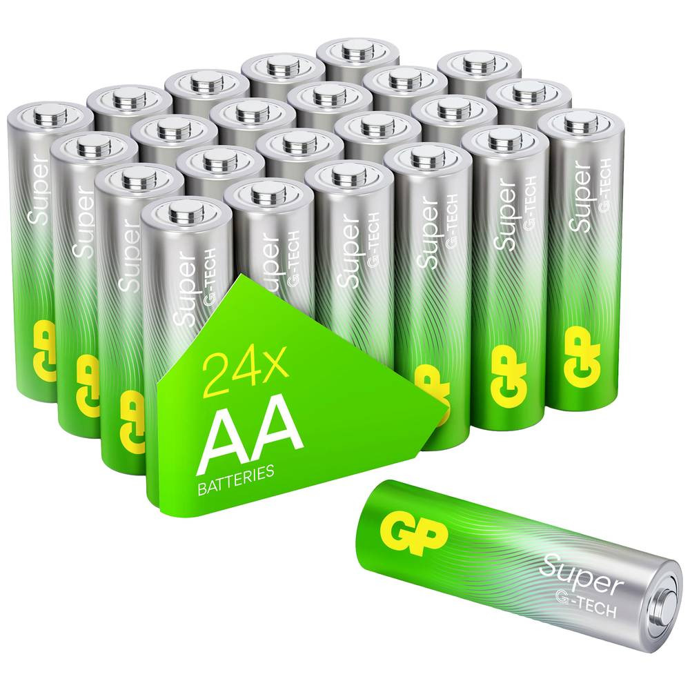 GP Batteries Super AA batterij (penlite) Alkaline 1.5 V 24 stuk(s)