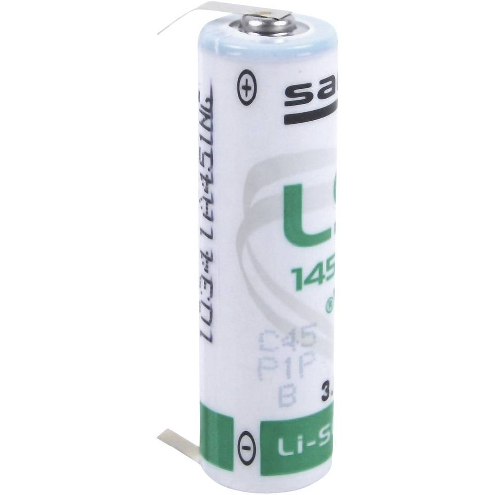 Saft 14500 CLG Speciale batterij AA (penlite) U-soldeerpinnen Lithium 3.6 V 2600 mAh 1 stuk(s)