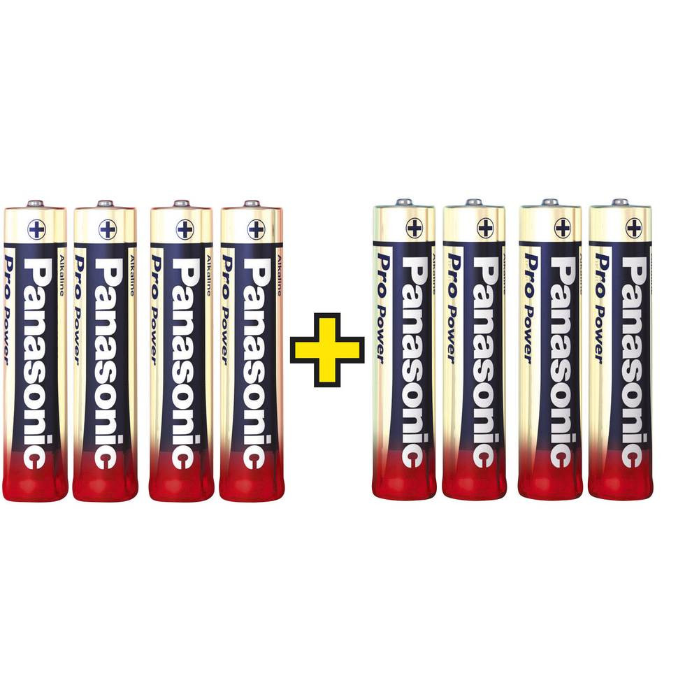 Panasonic Pro Power 4+4 gratis AAA batterij (potlood) Alkaline 1.5 V 8 stuk(s)
