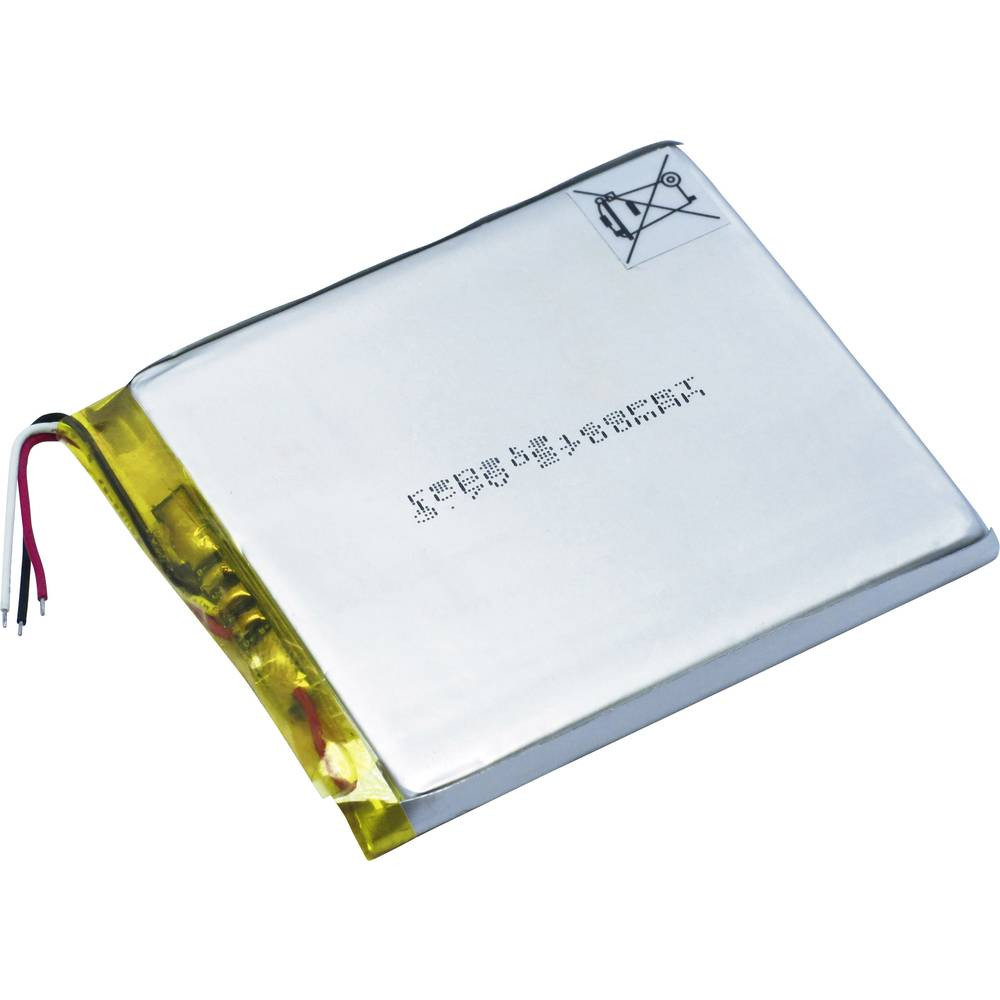 Renata ICP606168PRT Speciale oplaadbare batterij Prismatisch Kabel LiPo 3.7 V 2800 mAh
