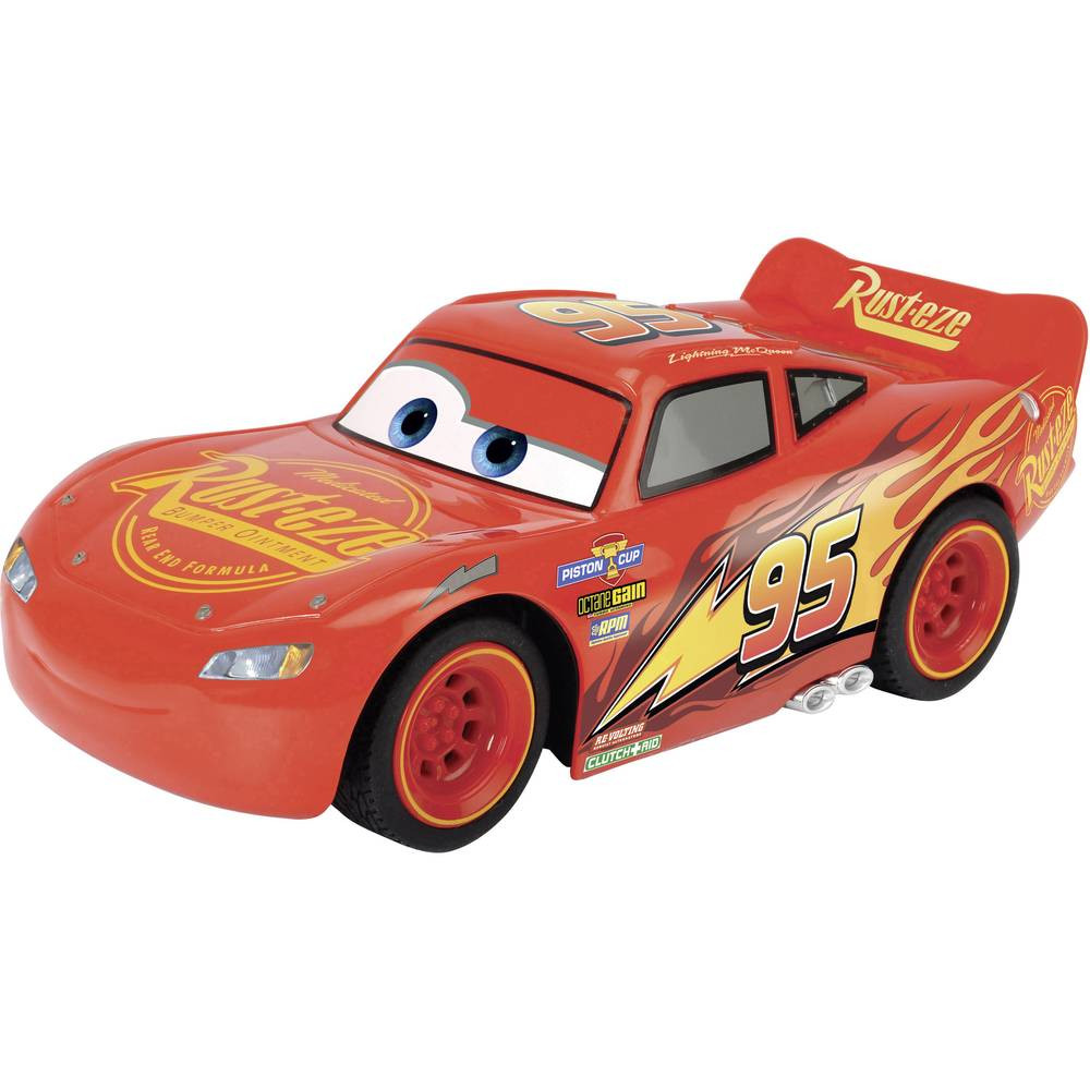 Dickie Toys 203081000 RC Cars 3 Lightning McQueen Single Drive 1:32 RC modelauto voor beginners Elektro Straatmodel
