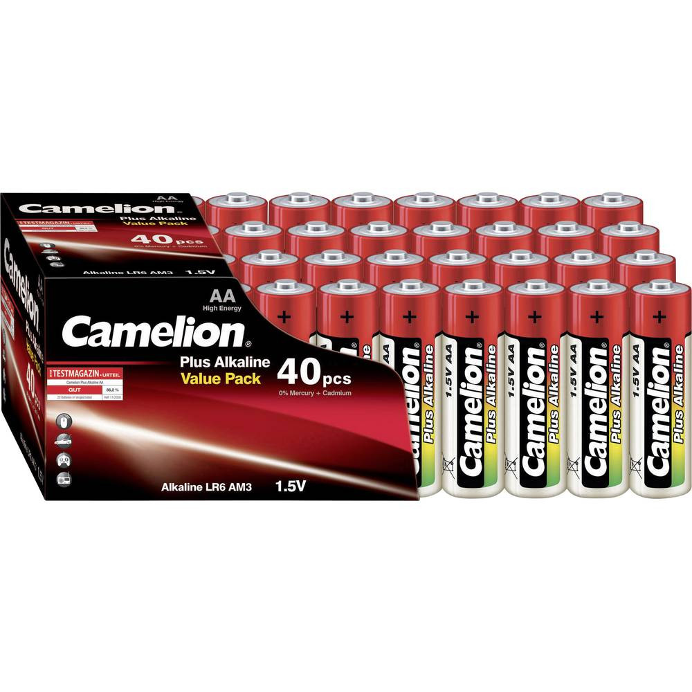 Camelion Plus LR06 AA batterij (penlite) Alkaline 1.5 V 40 stuk(s)