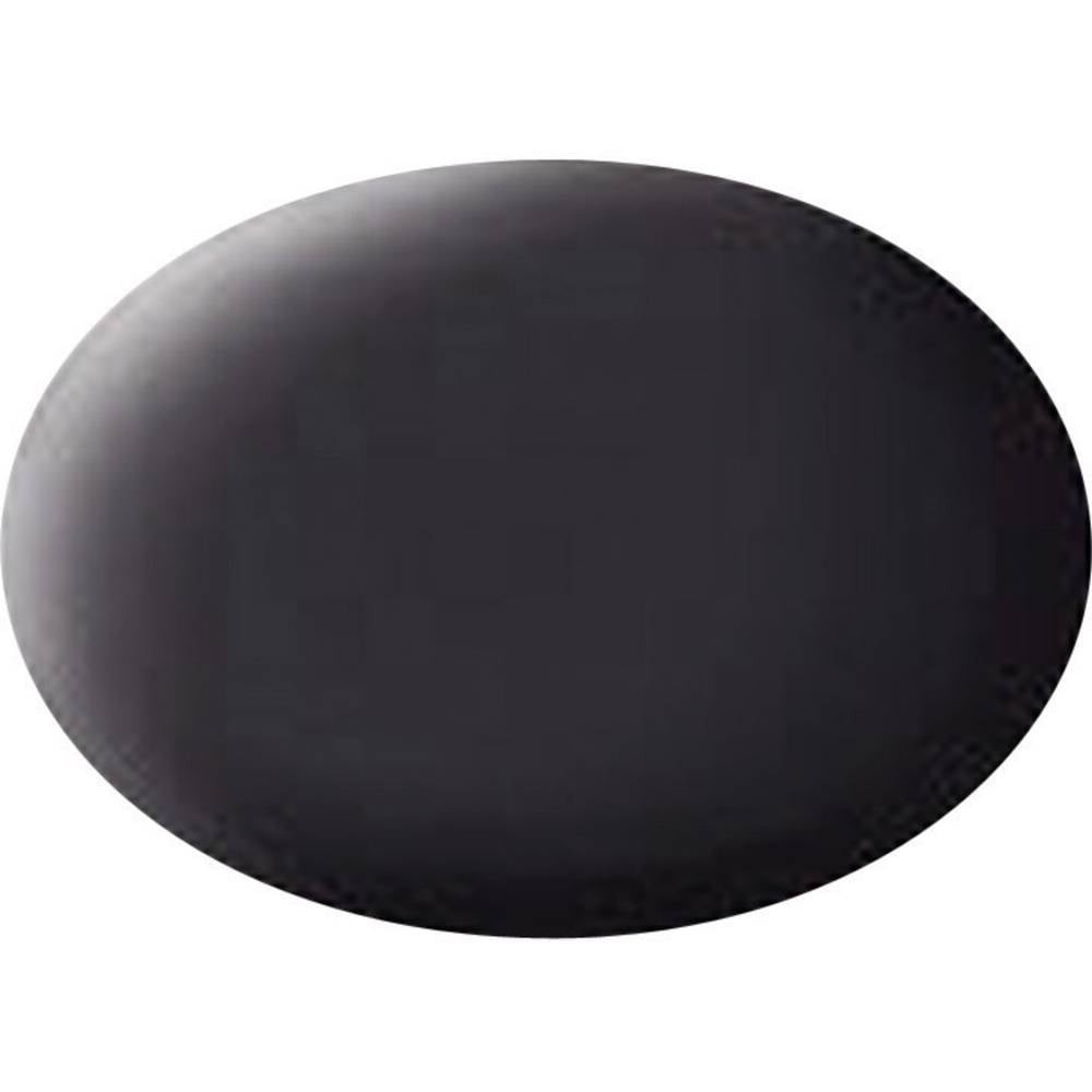 Revell 36106 Aqua Color verf Teer-zwart (mat) Kleurcode: 06 RAL-kleurcode: 9021 Doos 18 ml