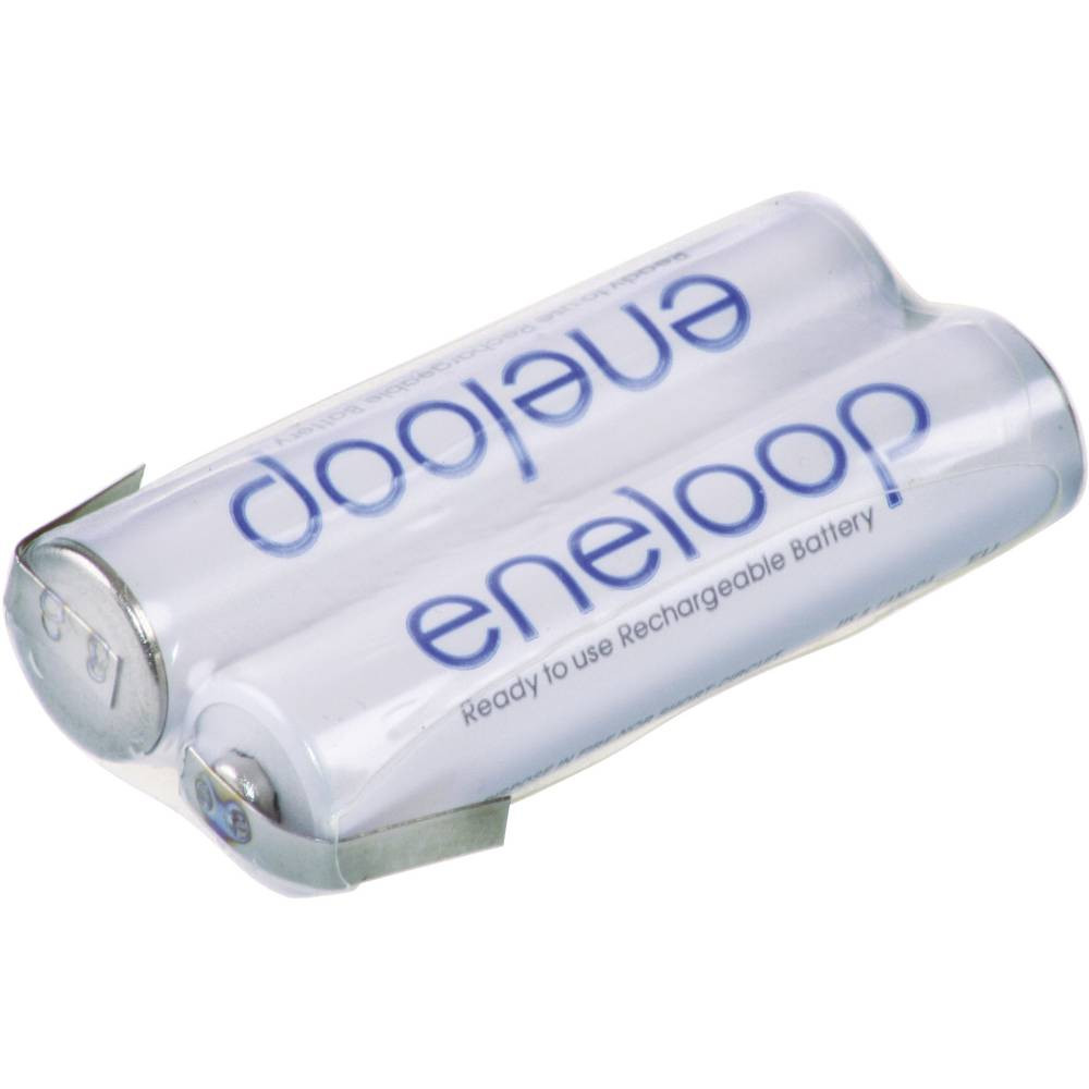 Panasonic eneloop Reihe F1x2 Accupack Aantal cellen: 2 Batterijgrootte: AAA (potlood) Z-soldeerlip NiMH 2.4 V 750 mAh