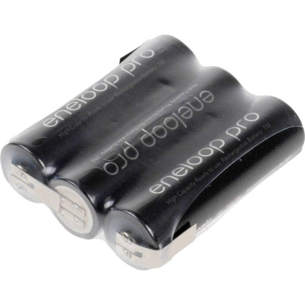 Panasonic eneloop Pro Reihe F1x3 Accupack Aantal cellen: 3 Batterijgrootte: AA (penlite) Z-soldeerlip NiMH 3.6 V 2450 mAh