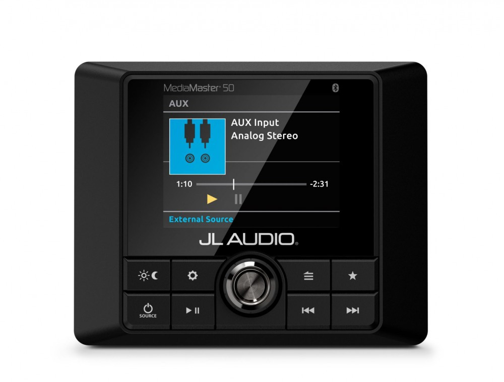 JL AUDIO MM50 Maritieme Bluetooth Media Streamer met LCD-scherm