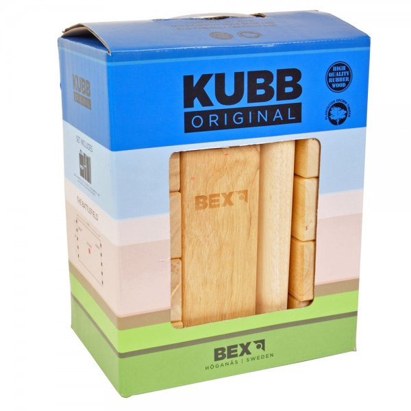 Kubb original : Rubberhout