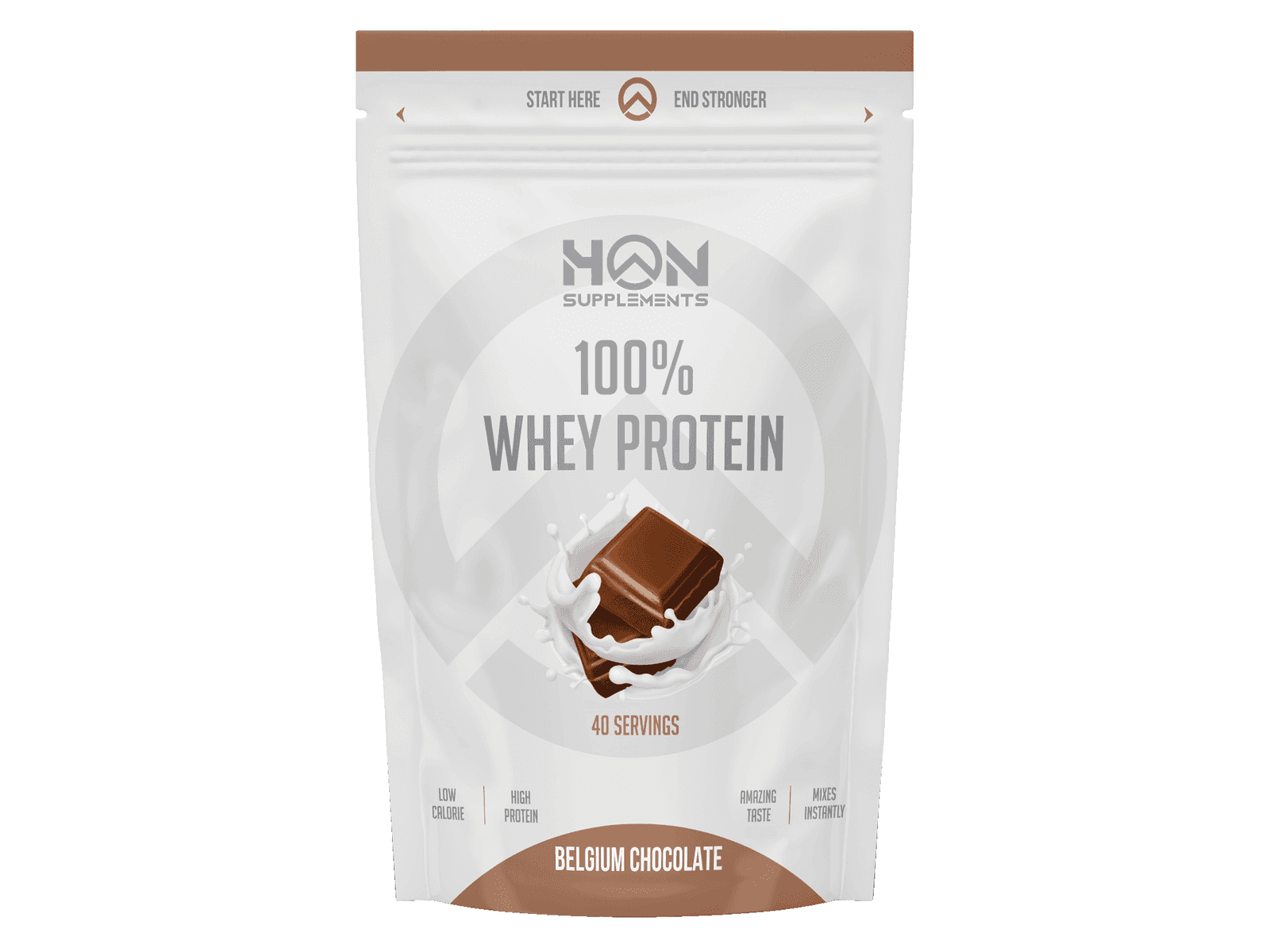 100% Whey Protein (Belgian Chocolate - 1000 gram) - HON