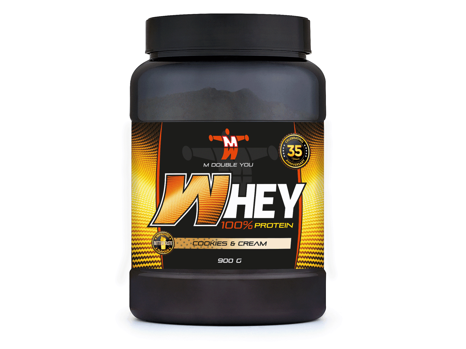 100% Whey Protein (Cookies/Cream - 900 gram) - M DOUBLE YOU