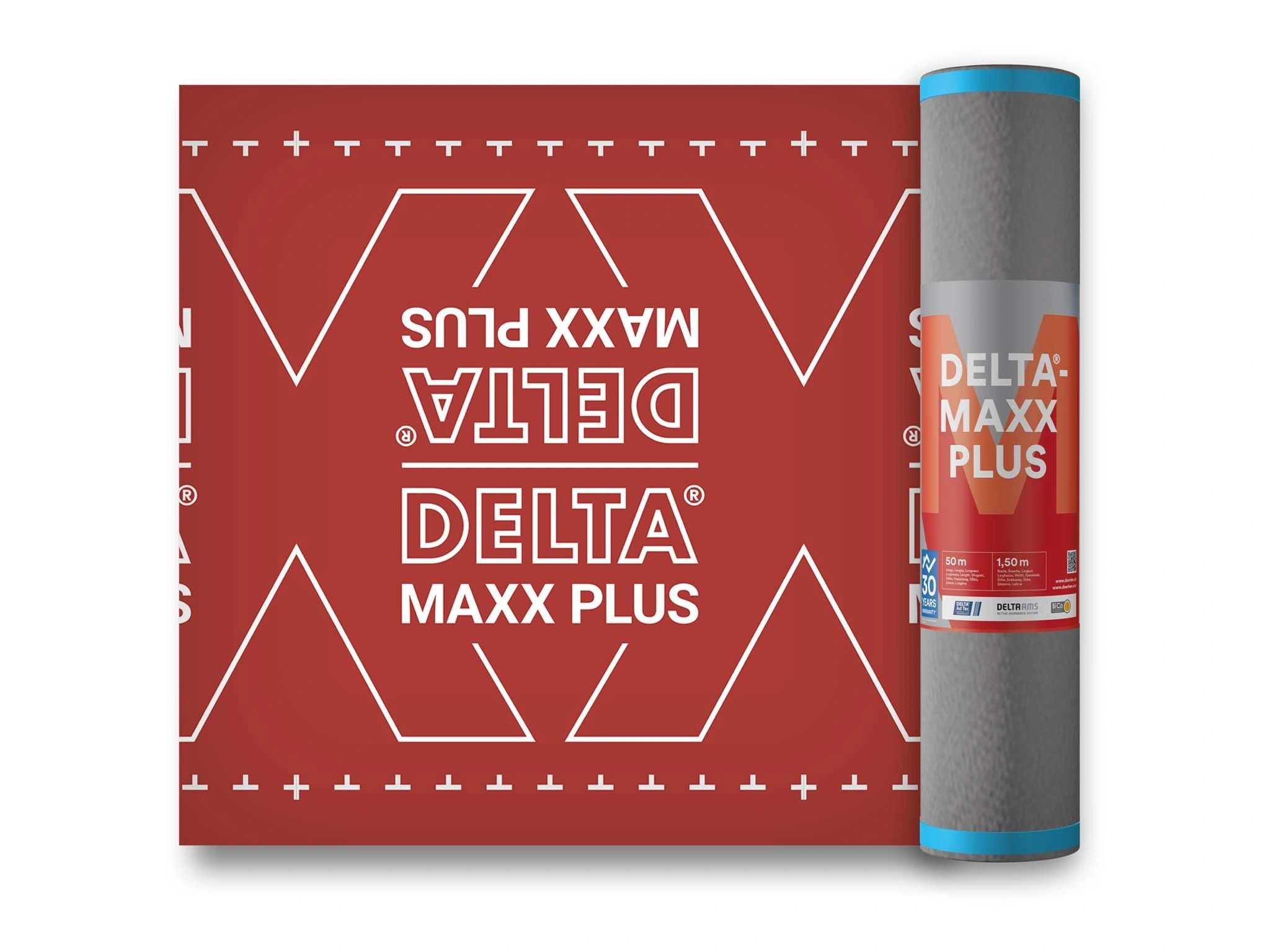 Delta Maxx Plus Red damp-open folie 1.5x50m1 (=75m²)