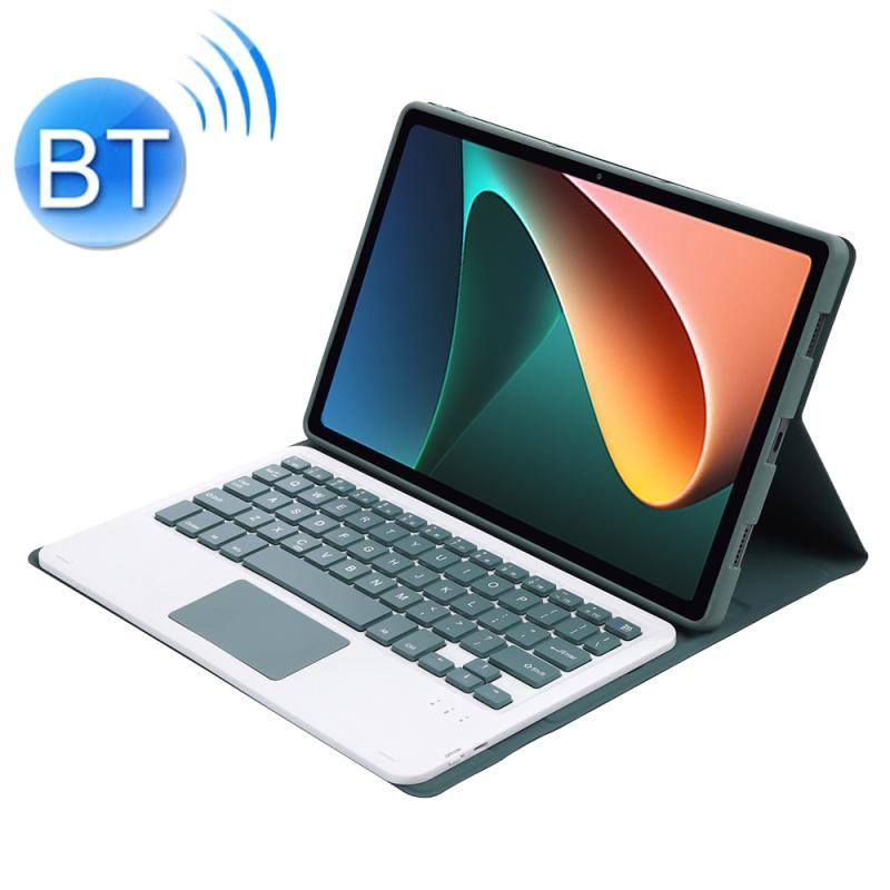 A0N5-een ultradunne afneembare lamsvacht textuur TPU Bluetooth toetsenbord lederen tas met houder & touchpad voor xiaomi pad 5/5 pro
