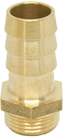 Messing slangtule - 15mm x 3/8” - buitendraad