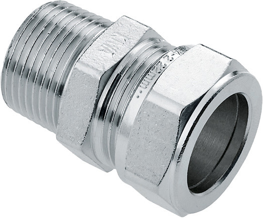 Bonfix knelkoppeling - Puntstuk - 1/2” x 15mm - Vertint Messing