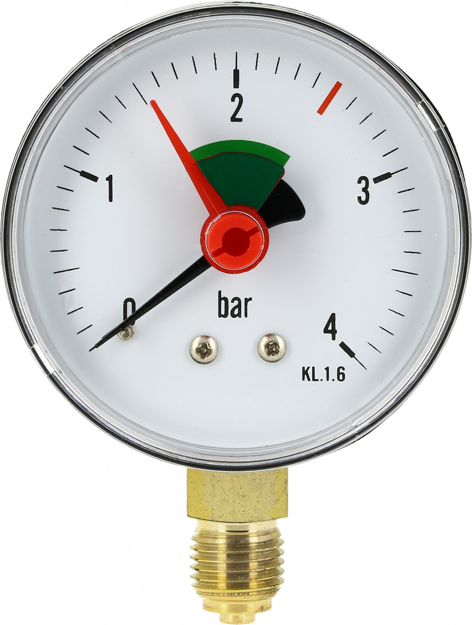Bonfix Manometer voor CV - 0-4 bar - 1/4" buitendraad