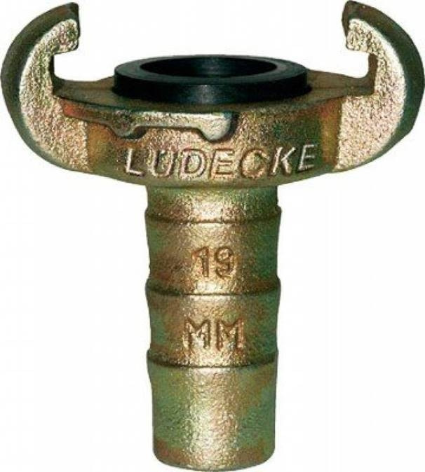 LÜDECKE Luchtkoppeling/Klauwkoppeling - met Tule - 13 mm