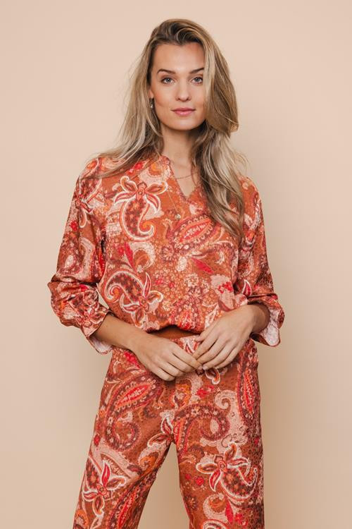 Another Woman Blouse Paisley dessin