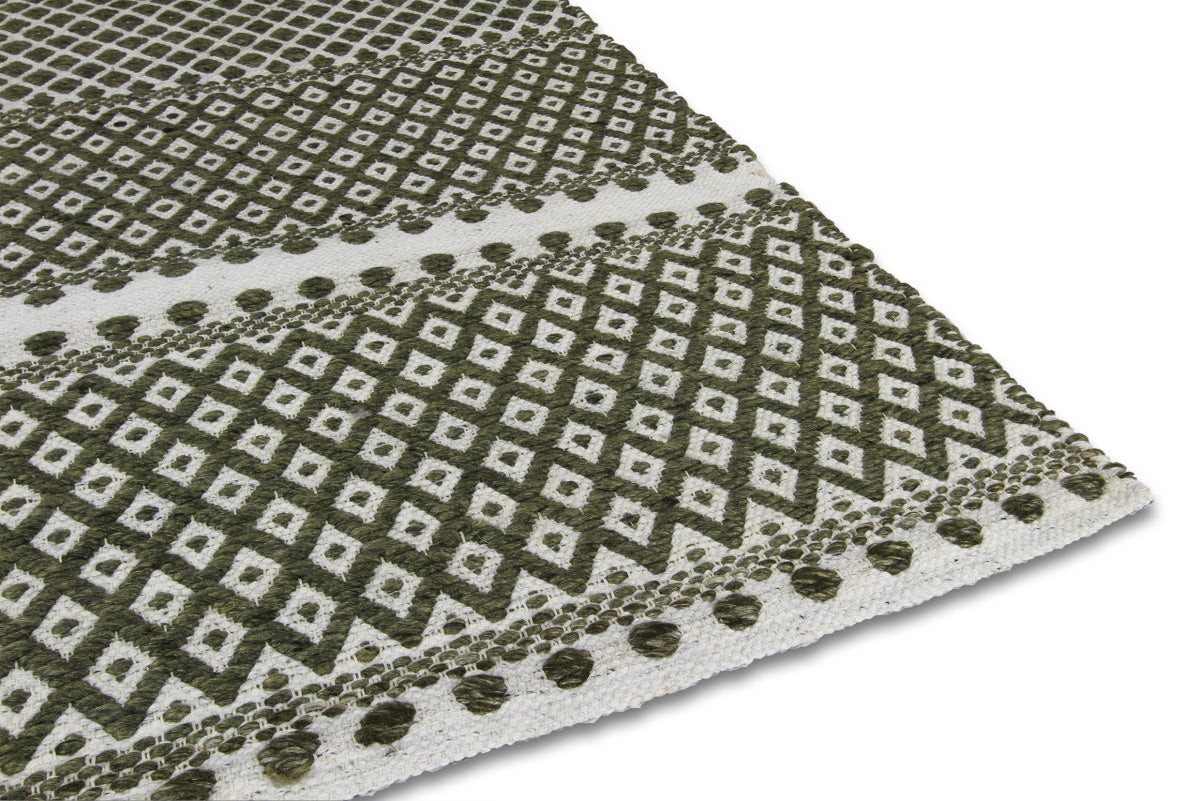 Brinker Carpets - Feel Good Saint Army Green - 170x230 cm Vloerkleed